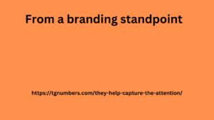 From a branding standpoint,