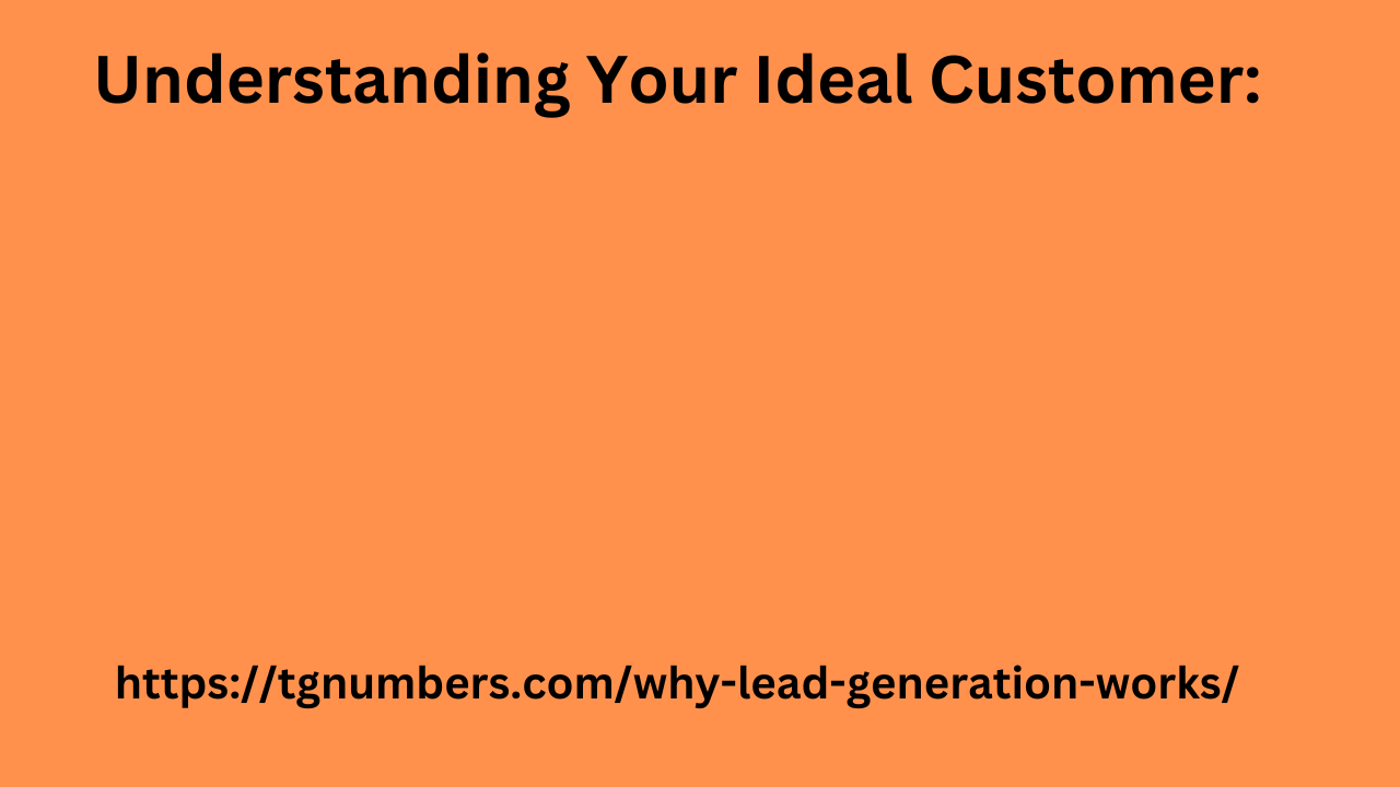 Understanding Your Ideal Customer: