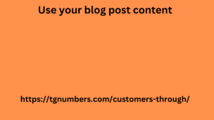 Use your blog post content
