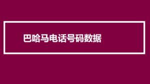 巴哈马电话号码数据